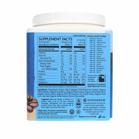 Warrior Blend Organic Protein, SUW